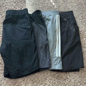 Adidas, Under Armour, and PGA Men's Shorts lot of 4